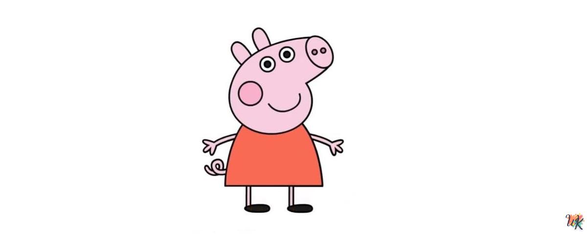 Comment dessiner Peppa Pig – Étape 9