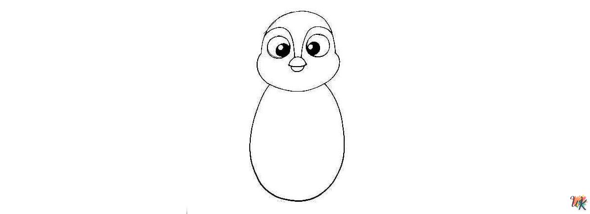 Comment dessiner Un Pingouin – Étape 4
