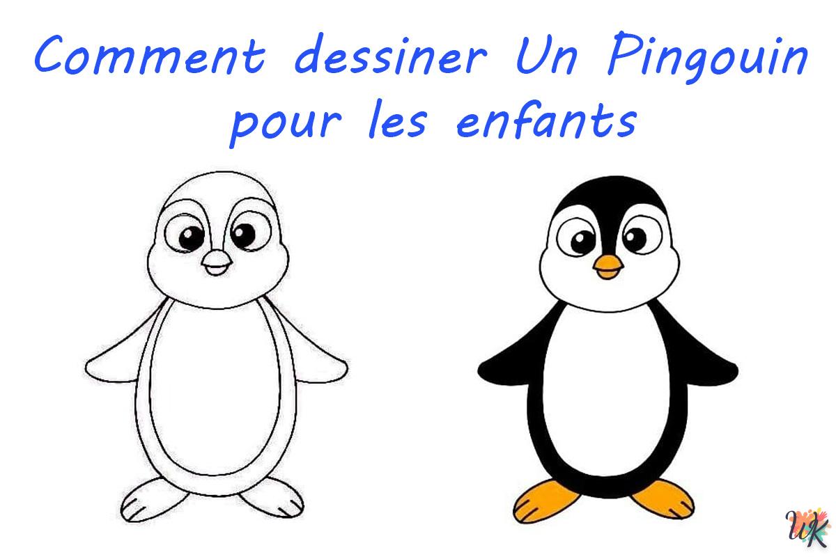 Comment dessiner Un Pingouin pour les enfants