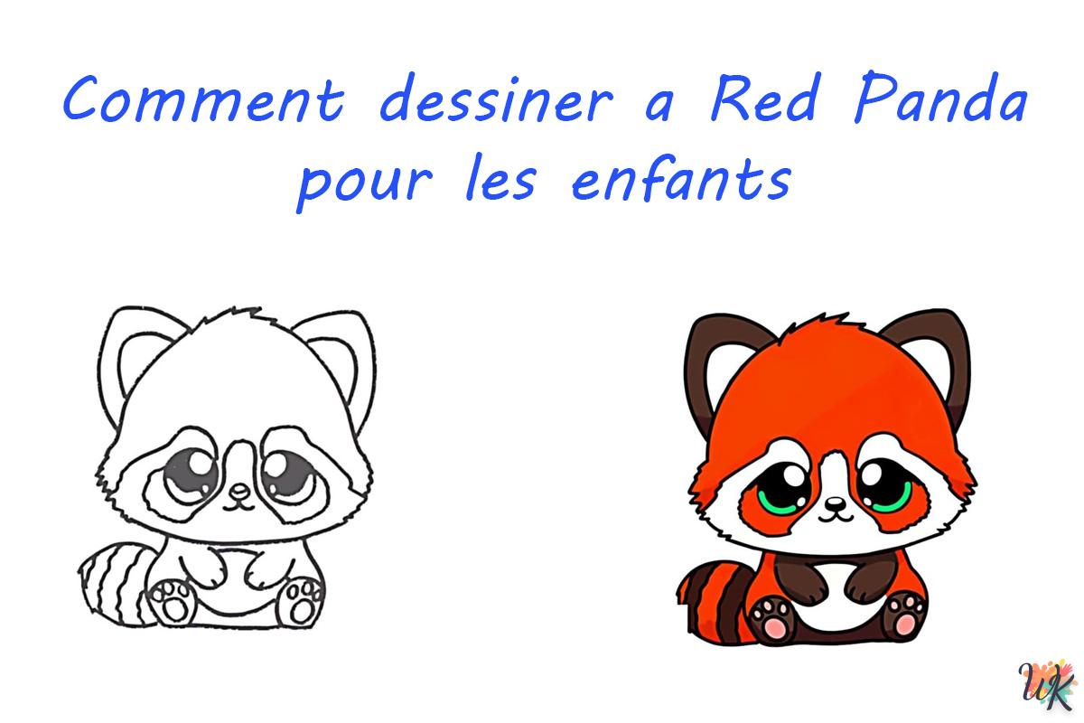 Comment dessiner a Red Panda pour les enfants