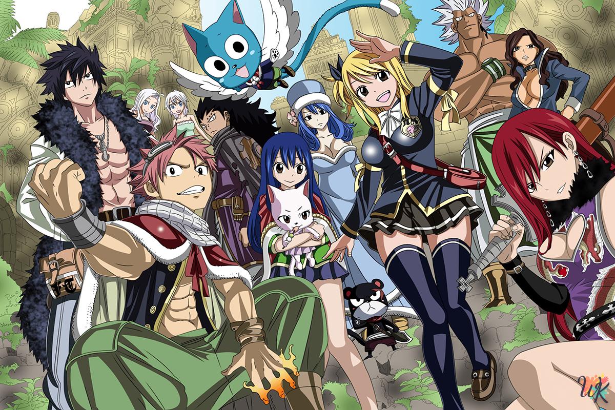 Coloriage Fairy Tail a imprimer gratuit pour les fans