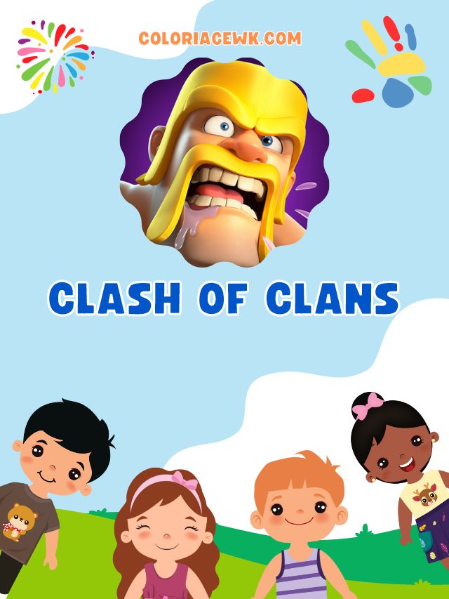 Top coloriage de personnages du jeu Clash of Clans