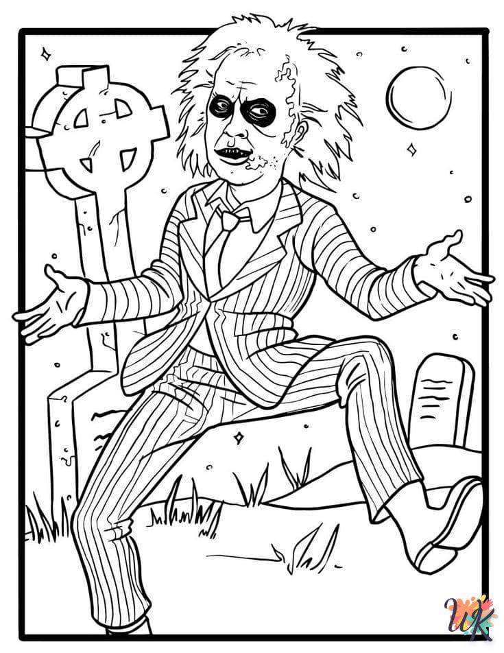 Coloriage Beetlejuice 14