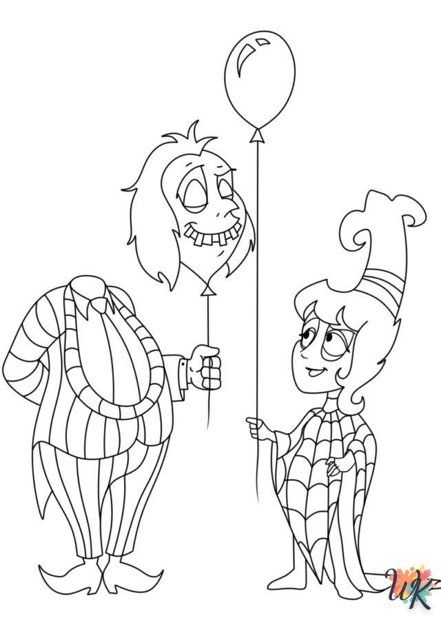 Coloriage Beetlejuice 19