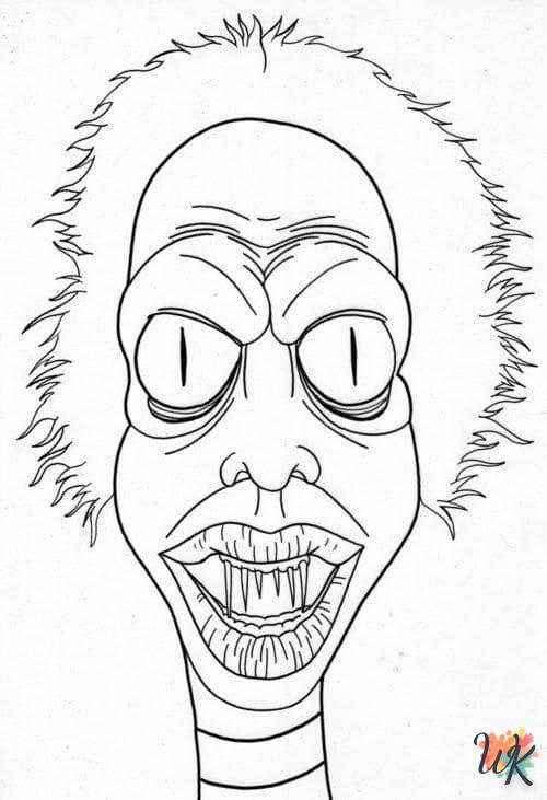 Coloriage Beetlejuice 22