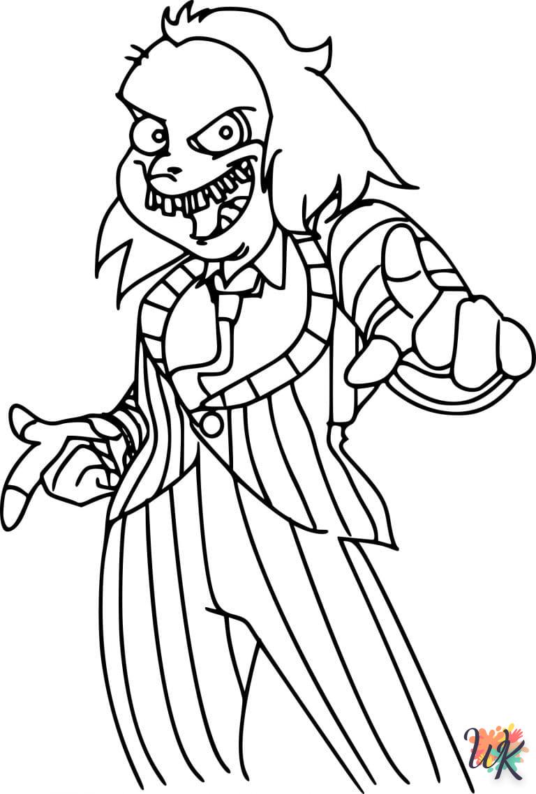 Coloriage Beetlejuice 26