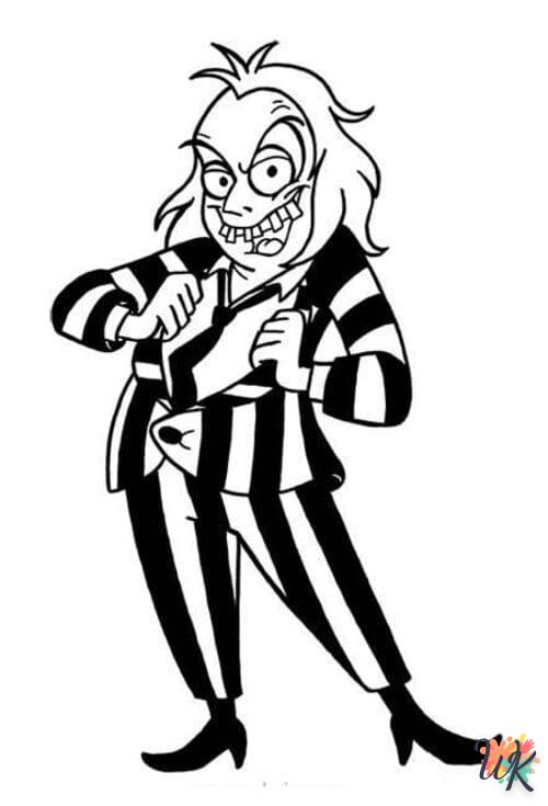 Coloriage Beetlejuice 34