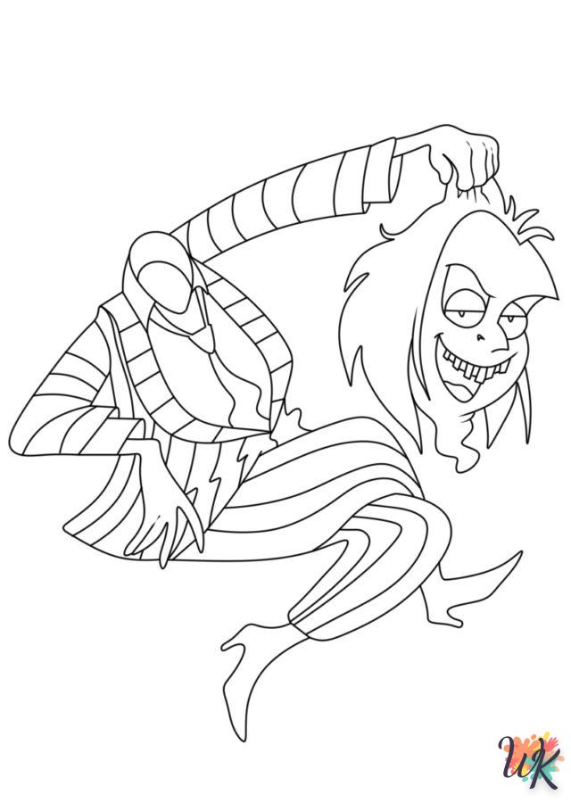 Coloriage Beetlejuice 35