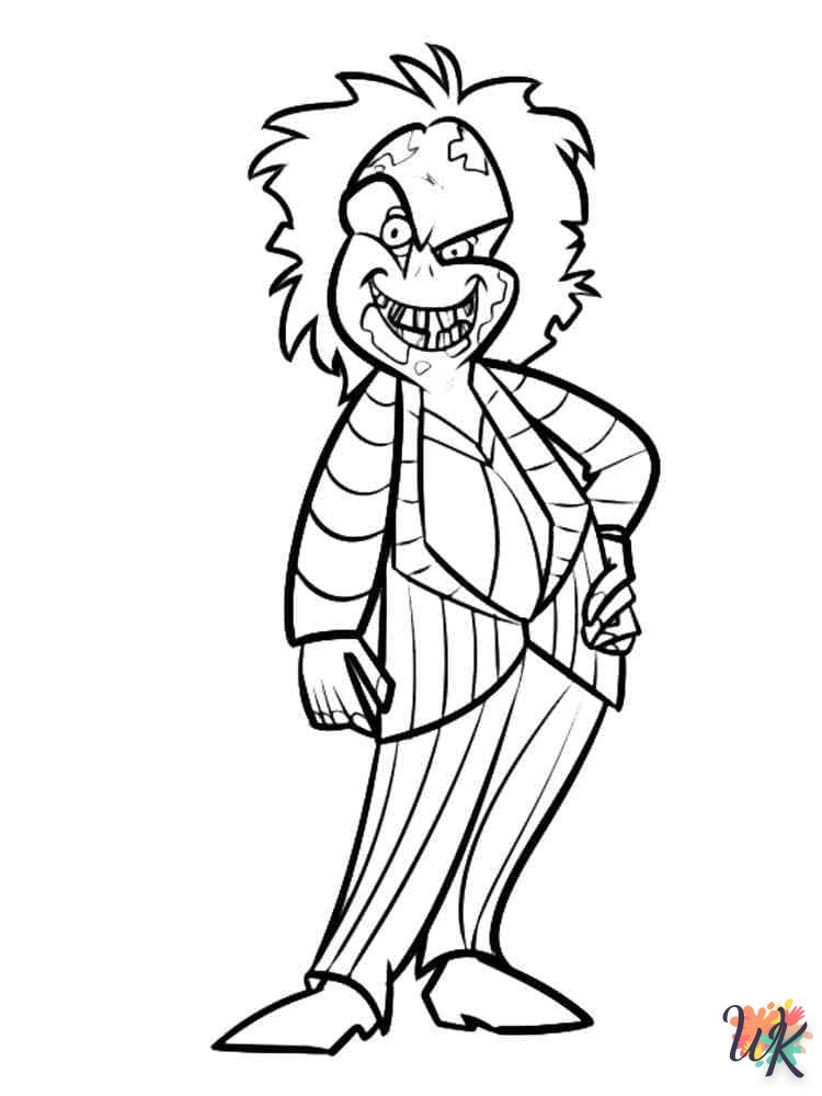 Coloriage Beetlejuice 5