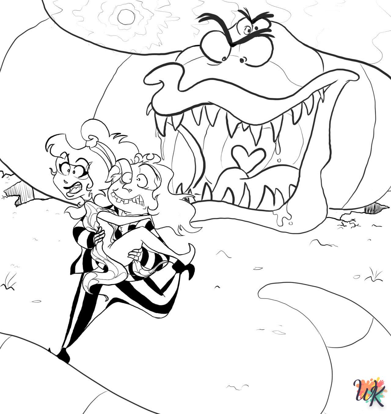 Coloriage Beetlejuice 6