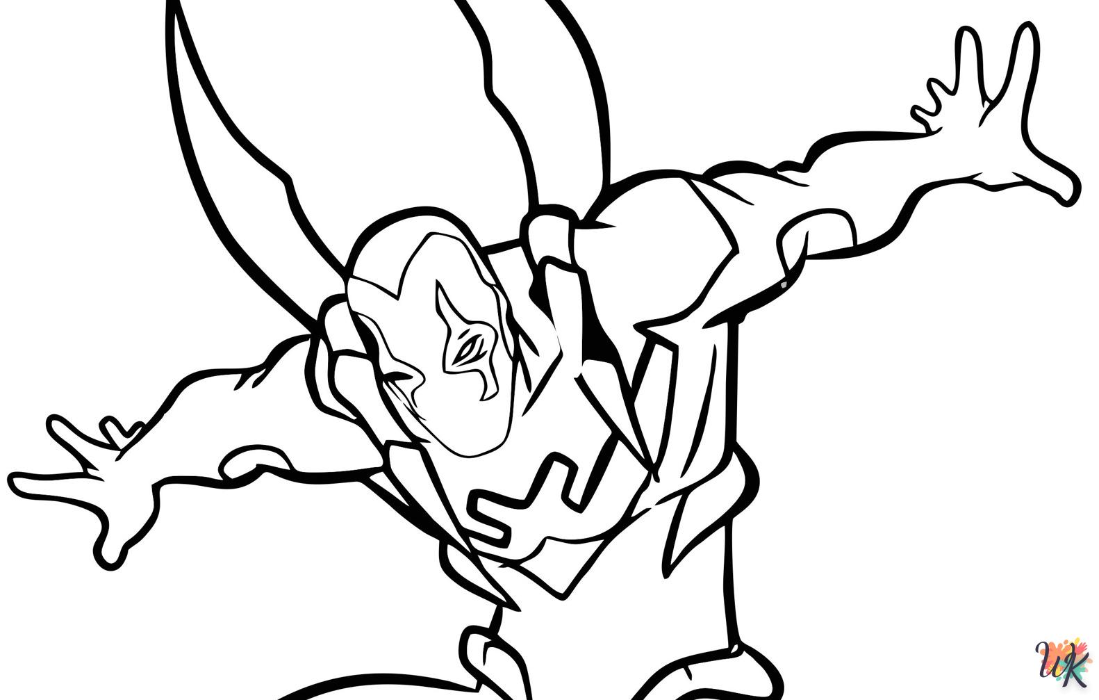 Coloriage Blue Beetle 9