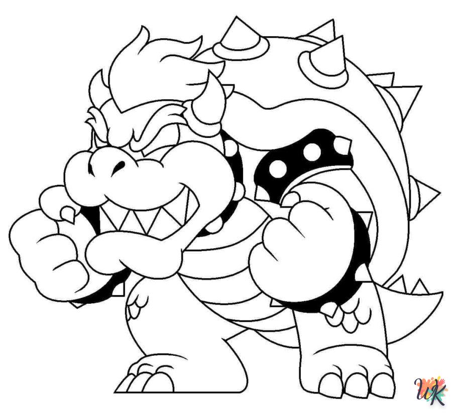 à imprimer coloriage Bowser