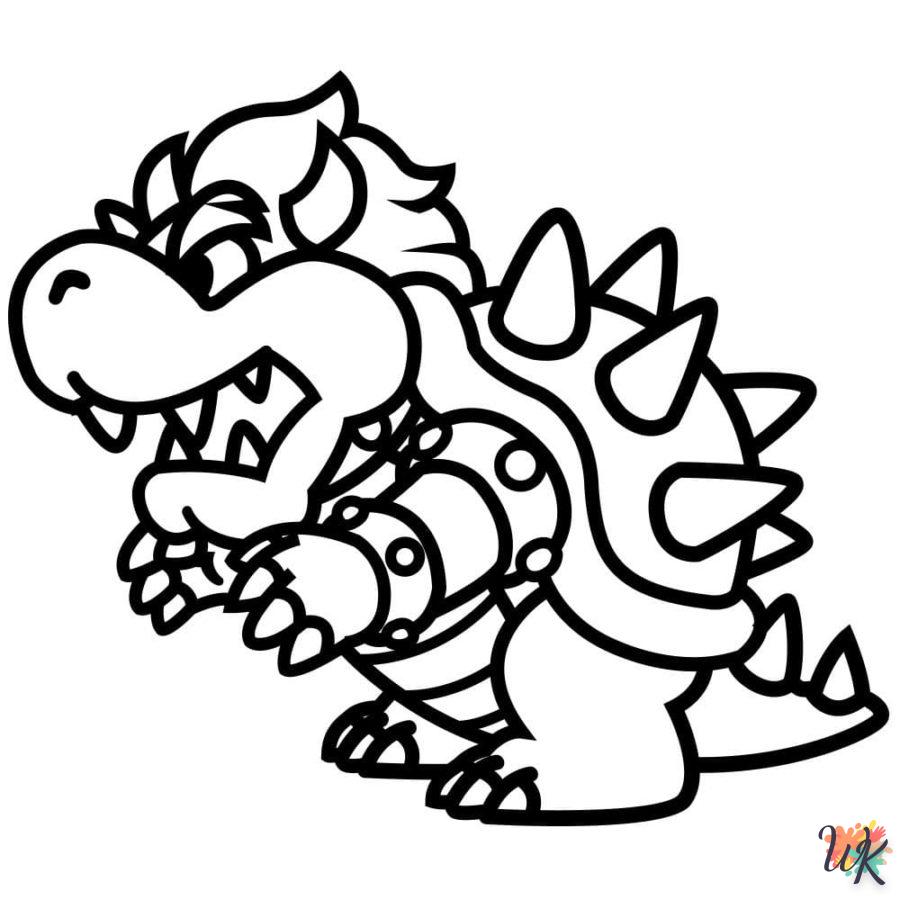 coloriage Bowser  magique à faire en ligne 1