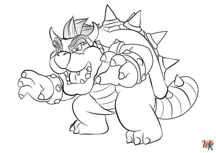 coloriage Bowser  gratuit a imprimer 1