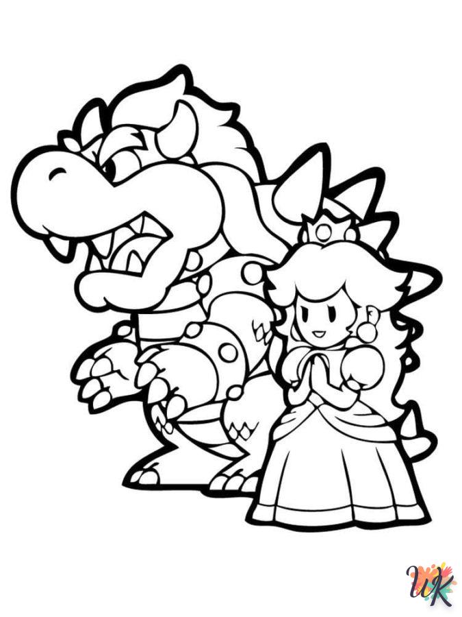 coloriage Bowser  gratuit