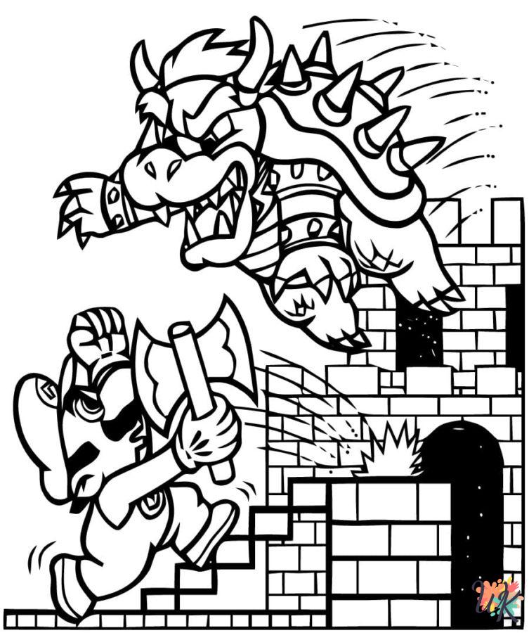 coloriage Bowser  en ligne a colorier