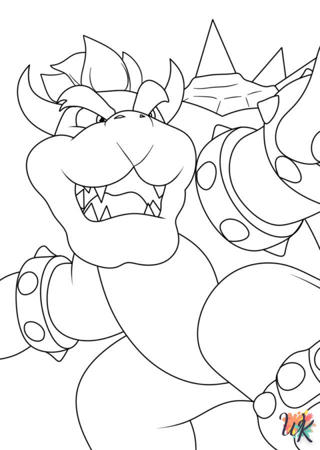 coloriage Bowser  a imprimer enfant 5 ans 2