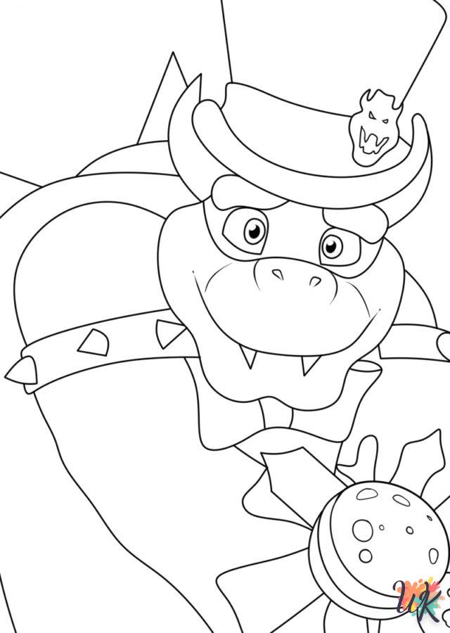 coloriage Bowser  enfant 7 ans a imprimer 1