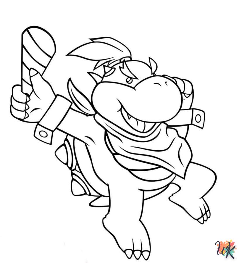 coloriage Bowser  a colorier en ligne