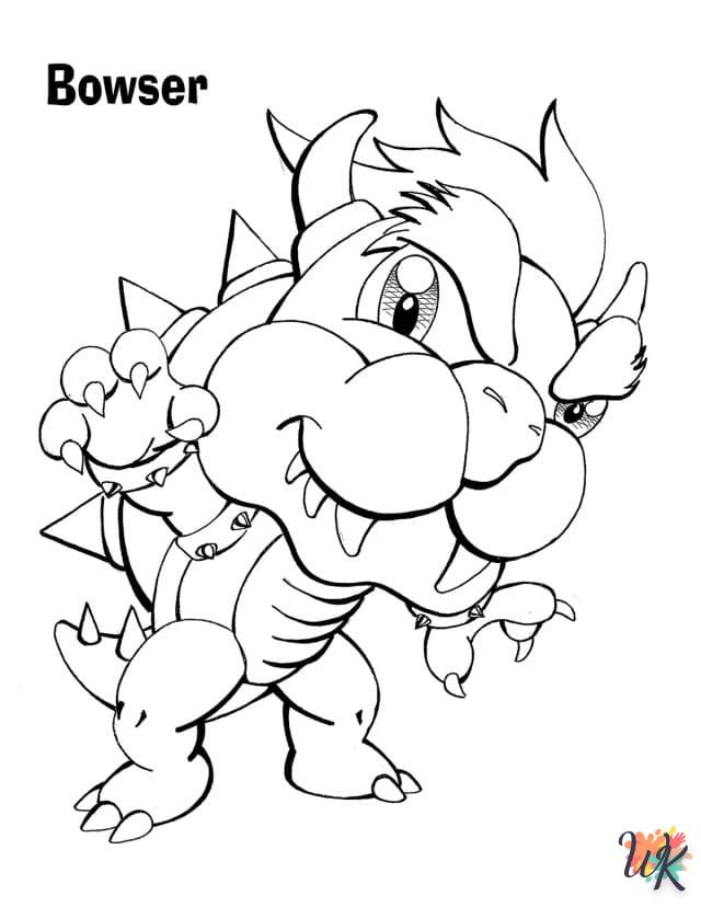 coloriage Bowser  à colorier en ligne