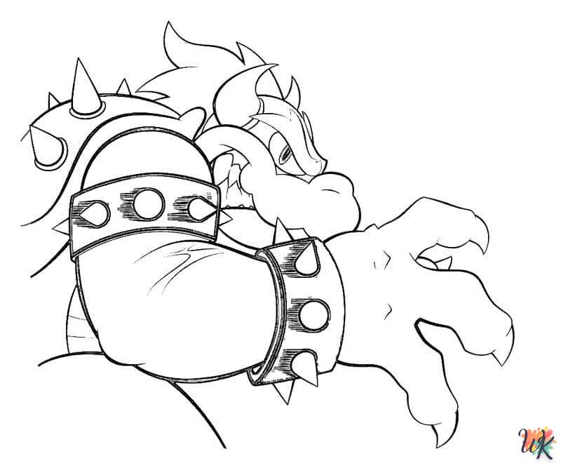 coloriage Bowser  a imprimer enfant 5 ans