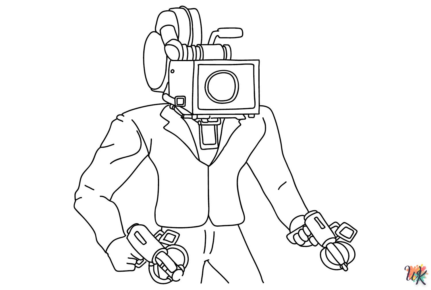 coloring Cameraman  to print for free 1