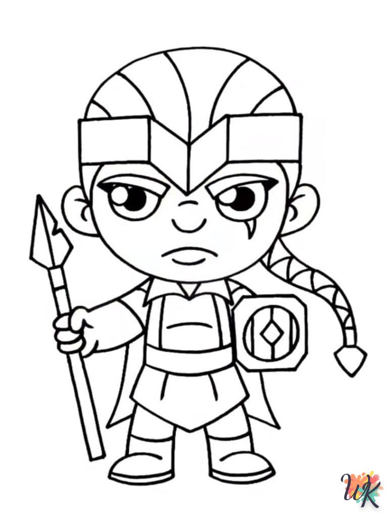 Coloriage Clash of Clans 3