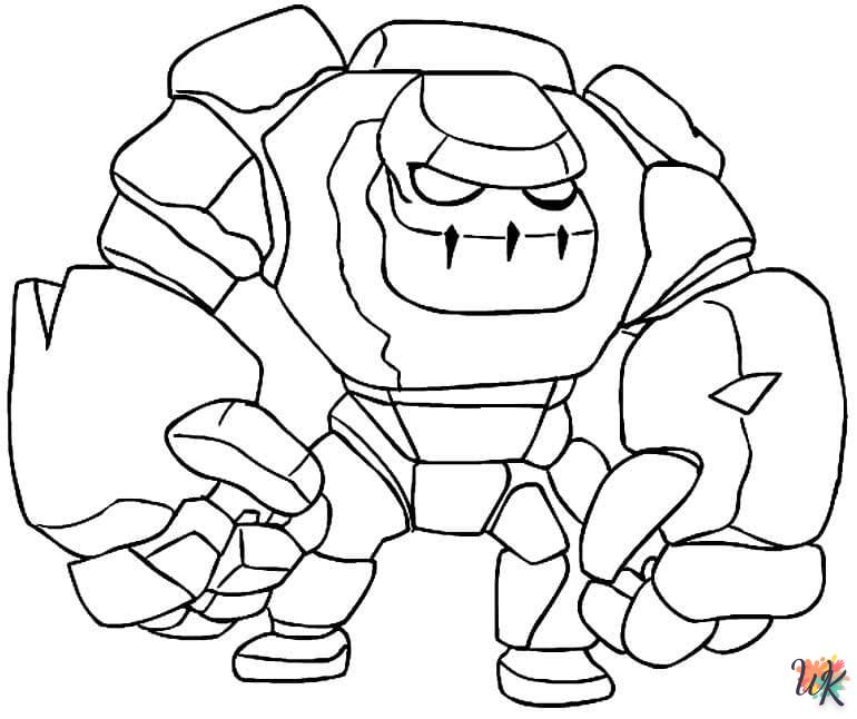 coloriage Clash of Clans  enfant 2 ans a imprimer