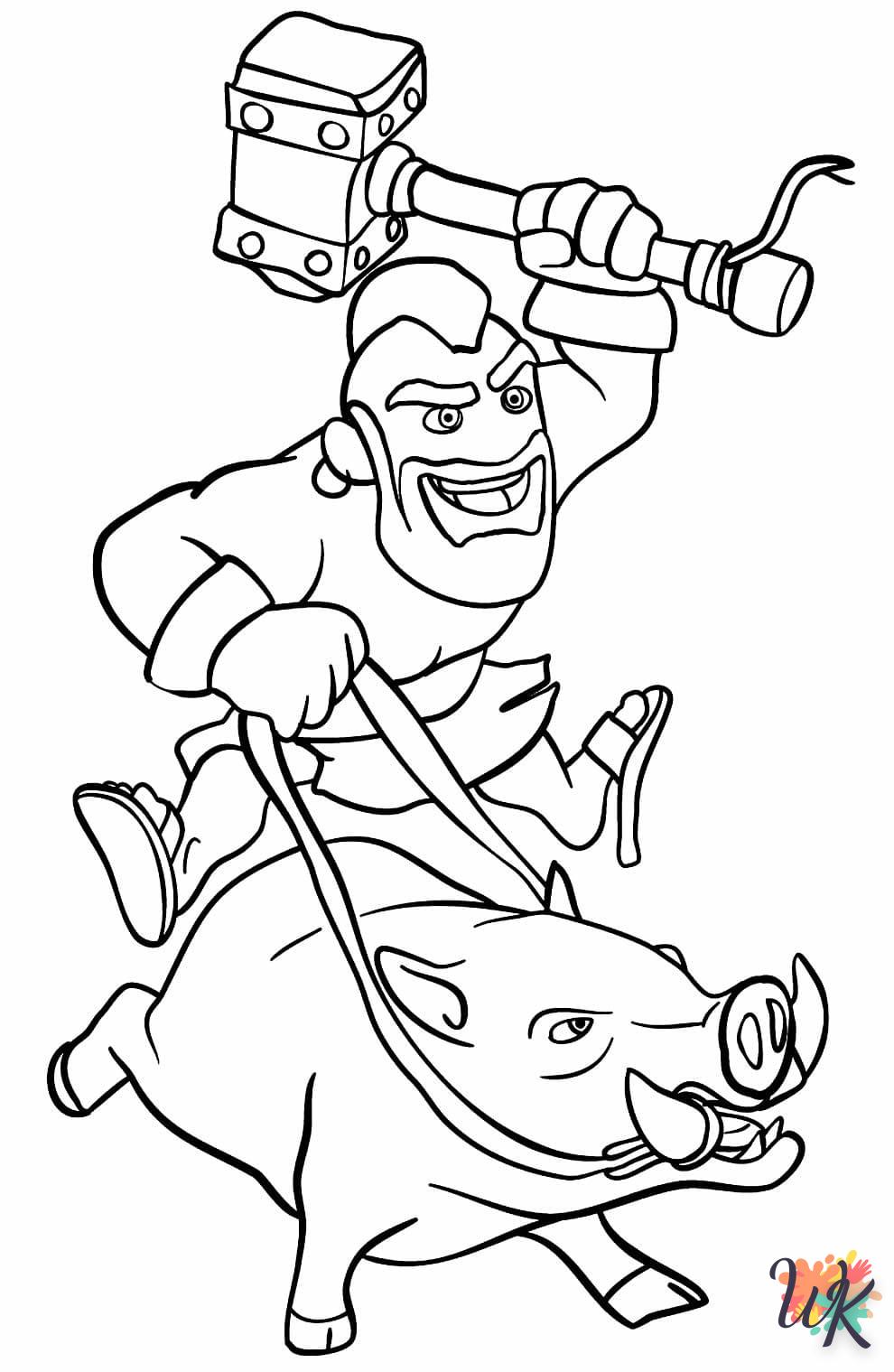 coloriage Clash of Clans  en ligne adulte gratuit 2