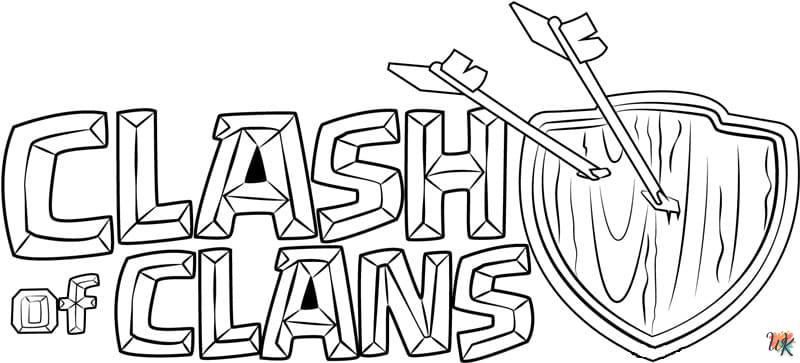 coloriage Clash of Clans  en ligne adulte gratuit 1