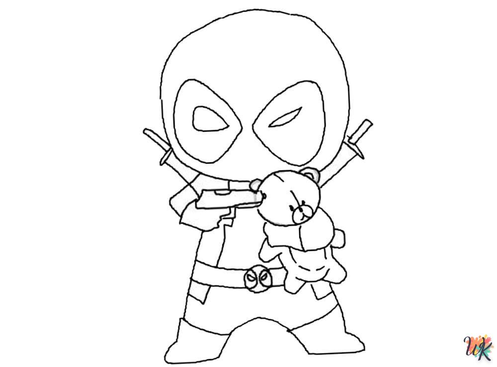 coloriage deadpool  a imprimer 1