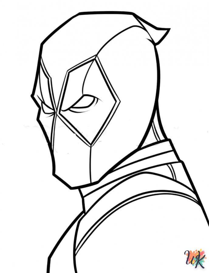 coloriage deadpool  a telecharger 1