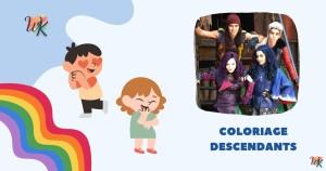 Coloriage Descendants – Profiter de grands film Disney grâce