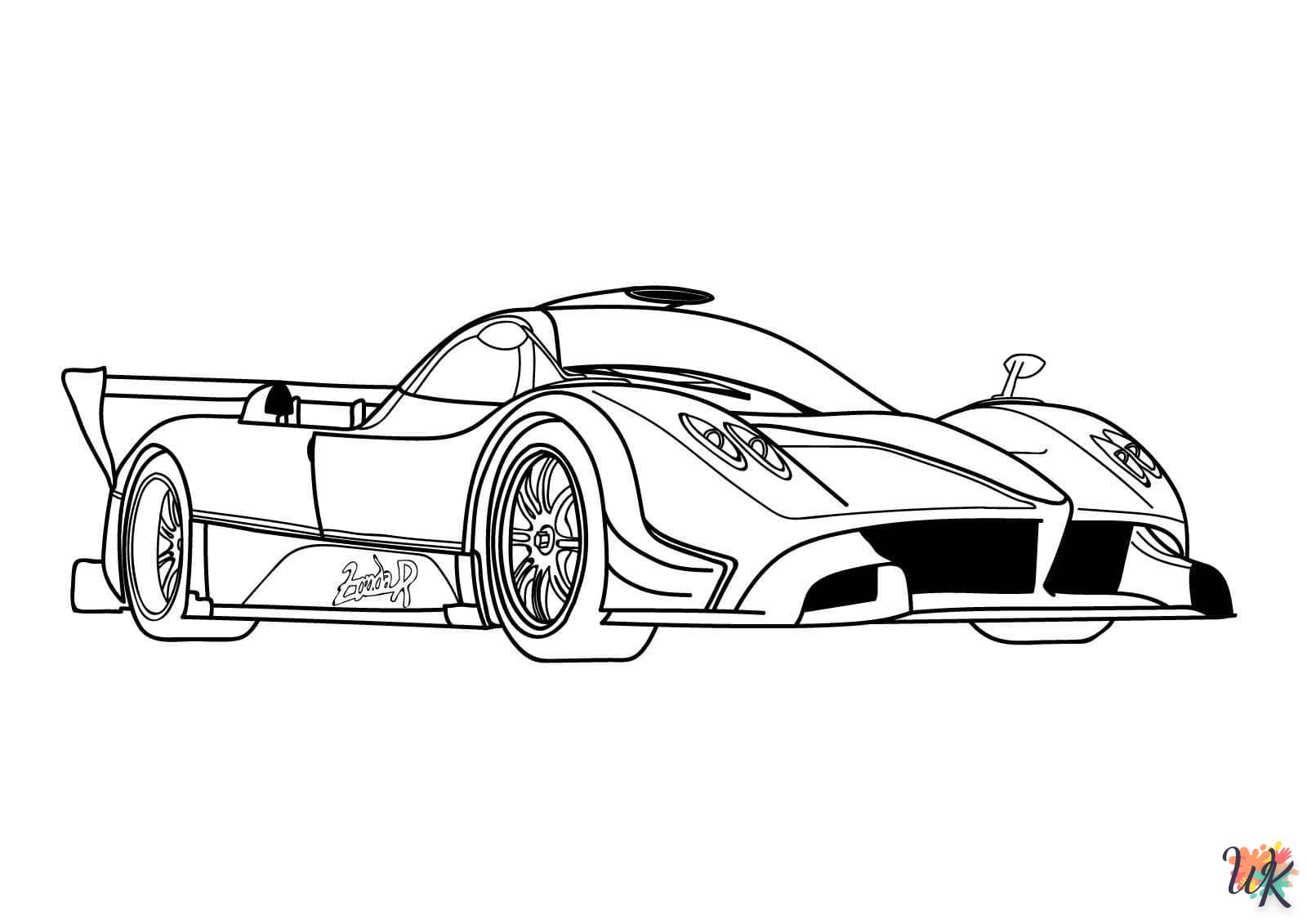 coloriage Ferrari  gratuit a imprimer