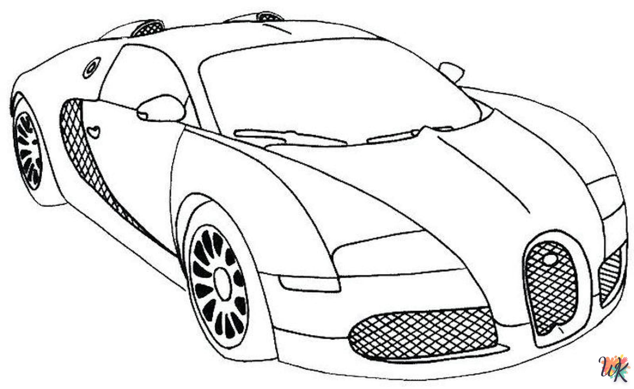 coloriage Ferrari  pour enfant de 10 ans