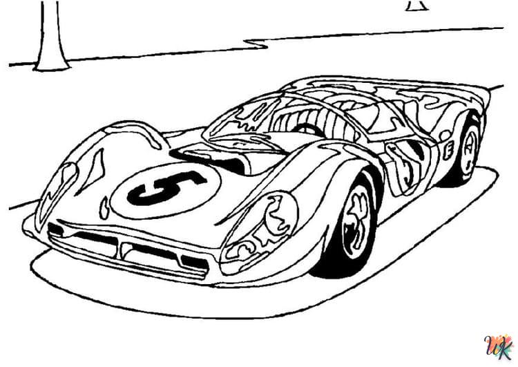 coloriage Ferrari  à imprimer gratuit