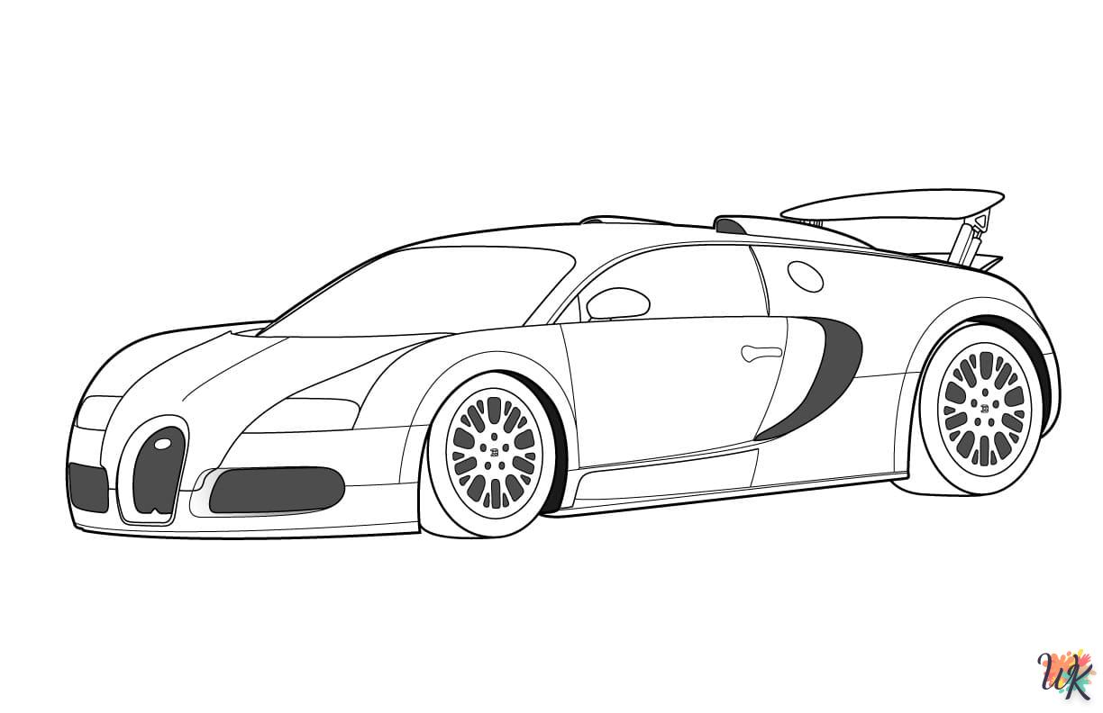 coloriage Ferrari  a dessiner et imprimer 1