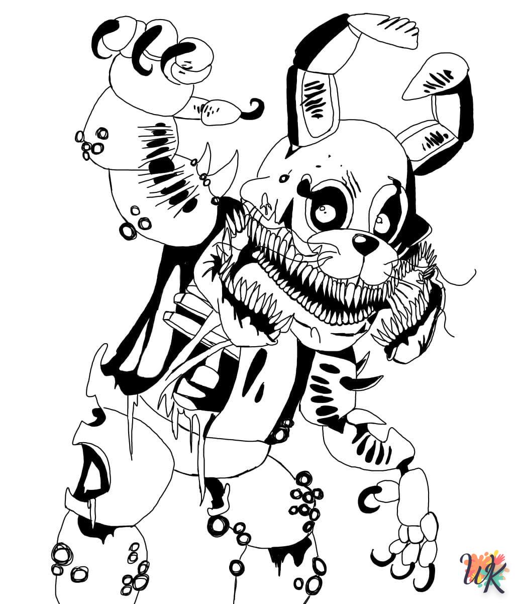 Coloriage Five Nights at Freddys 10