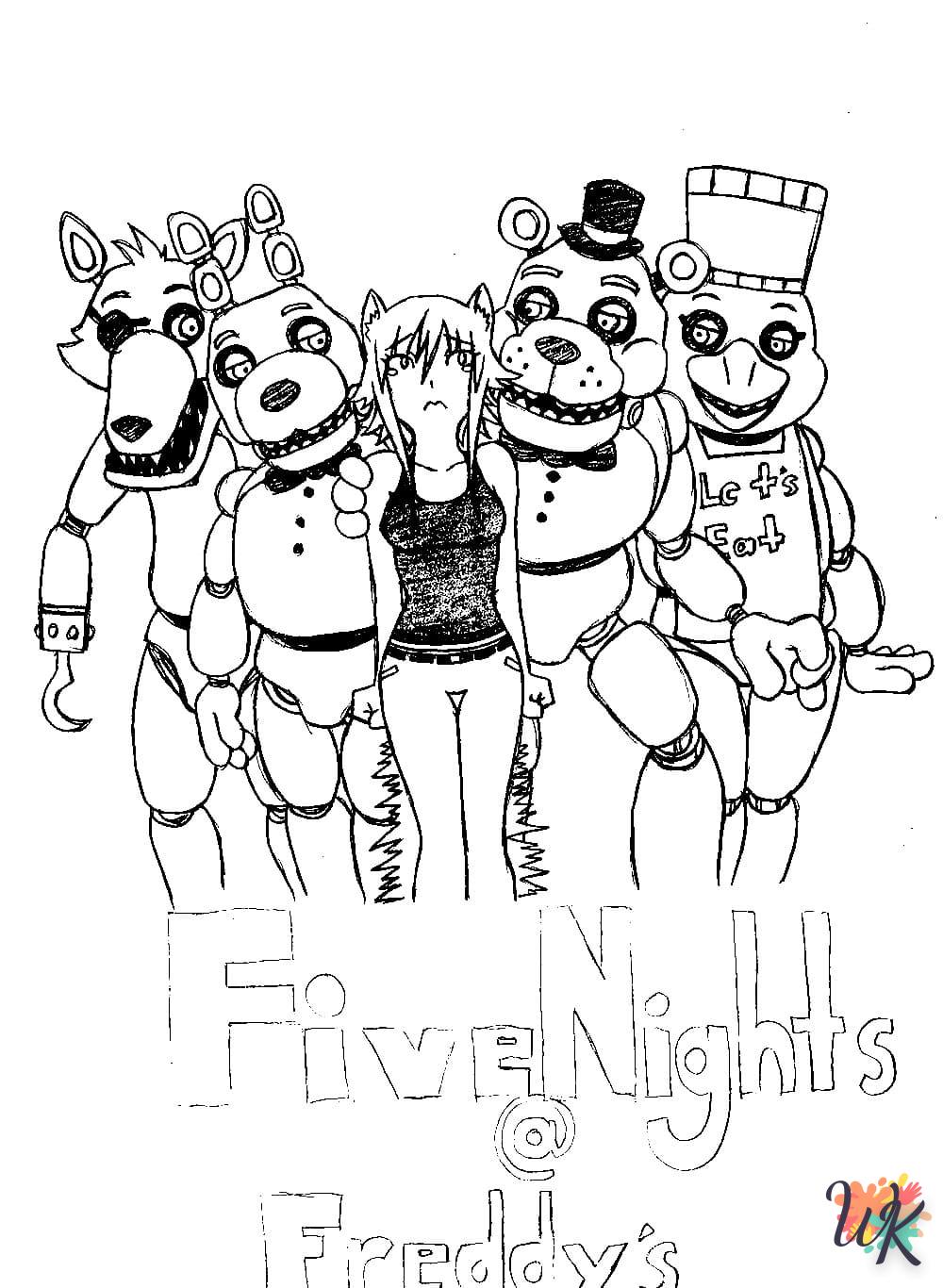 Coloriage Five Nights at Freddys 103