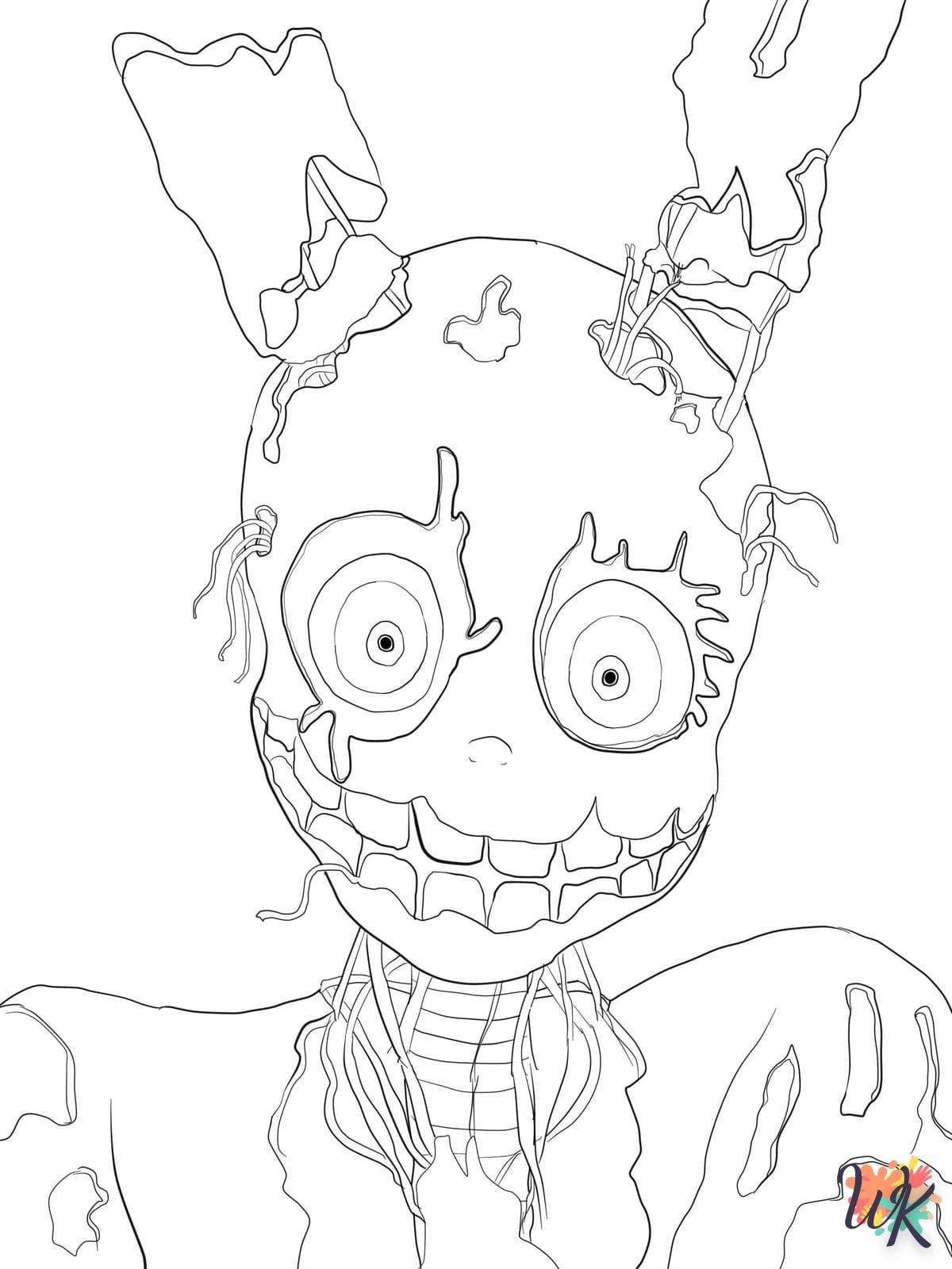 Coloriage Five Nights at Freddys 104