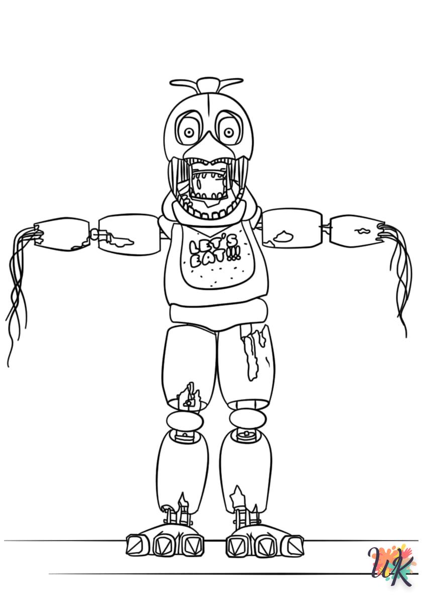 Coloriage Five Nights at Freddys 106