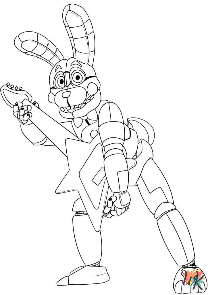 Coloriage Five Nights at Freddys 107