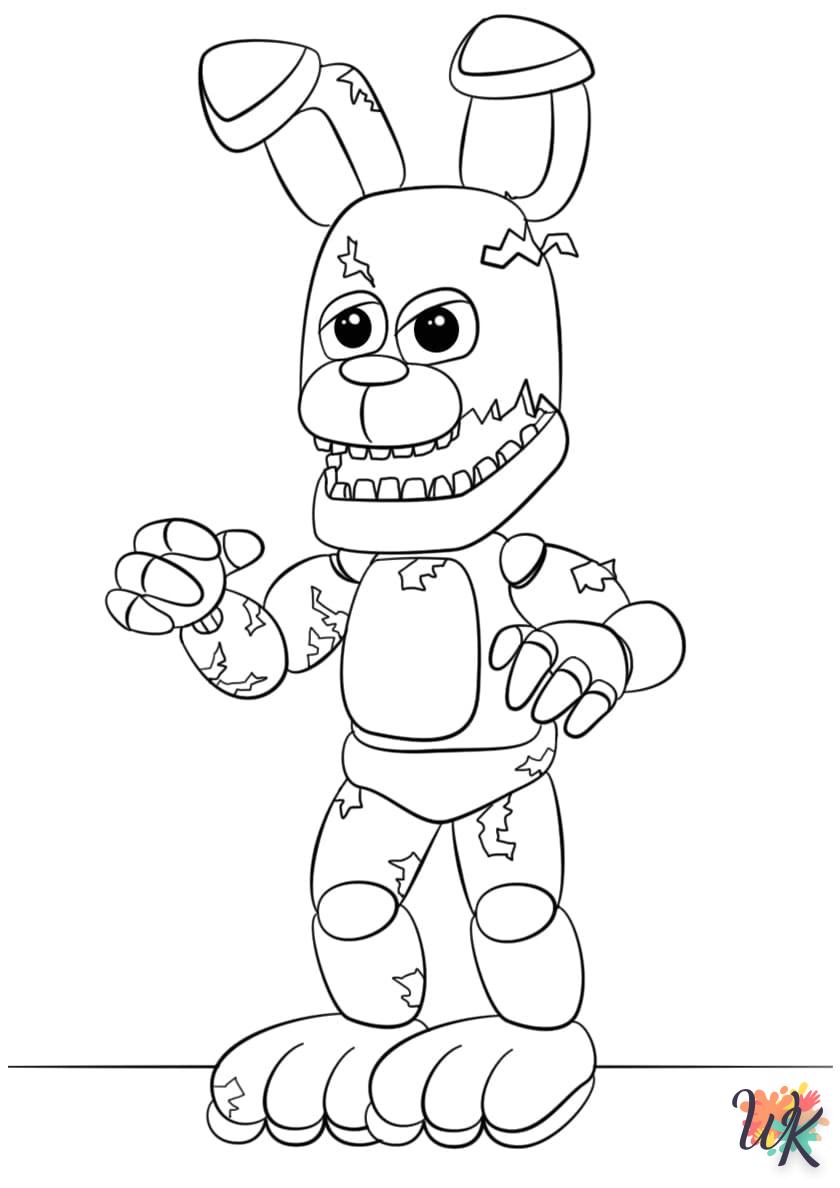 Coloriage Five Nights at Freddys 108