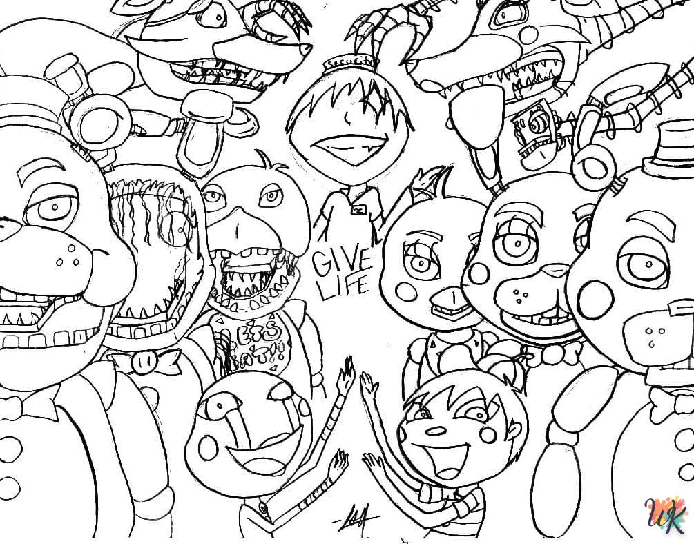 Coloriage Five Nights at Freddys 11