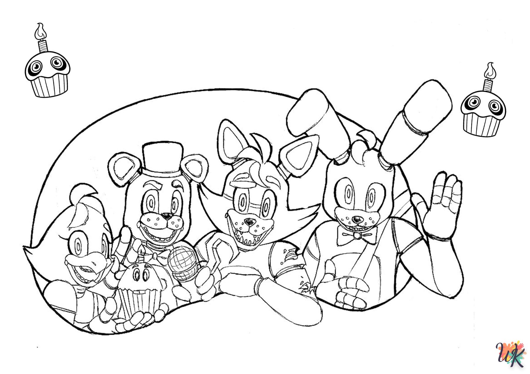 Coloriage Five Nights at Freddys 116