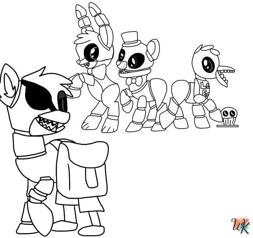 Coloriage Five Nights at Freddys 117