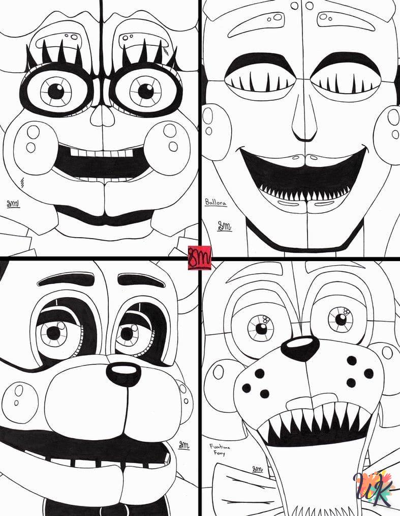 Coloriage Five Nights at Freddys 14