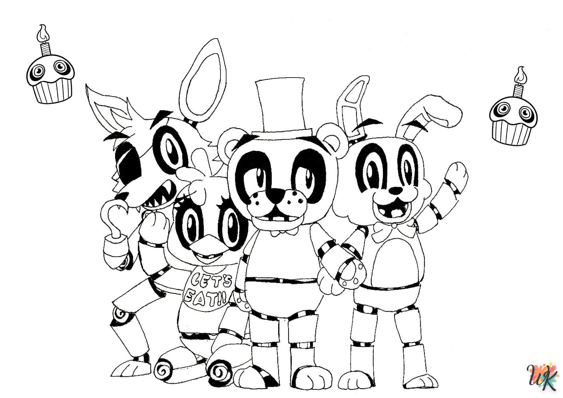 Coloriage Five Nights at Freddys 15