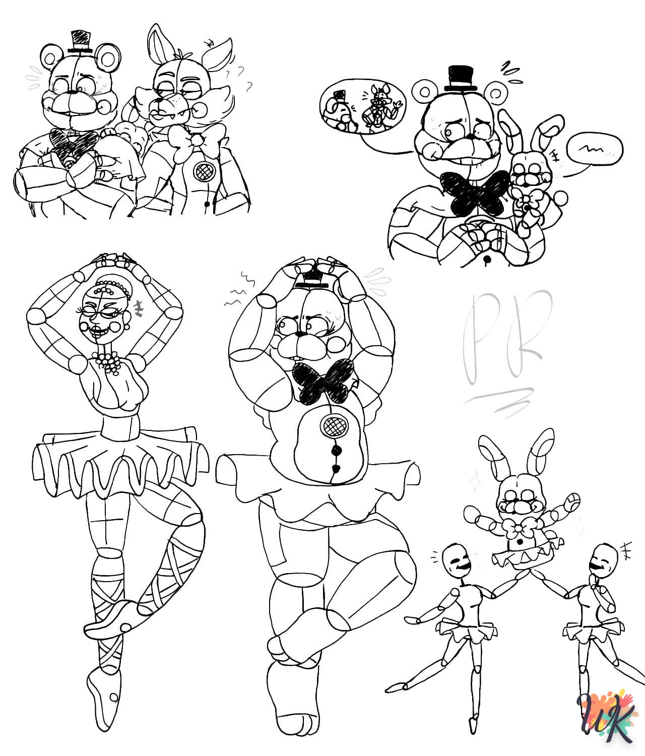 Coloriage Five Nights at Freddys 17