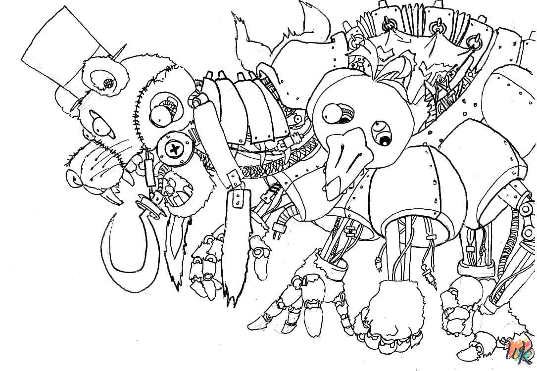 Coloriage Five Nights at Freddys 19